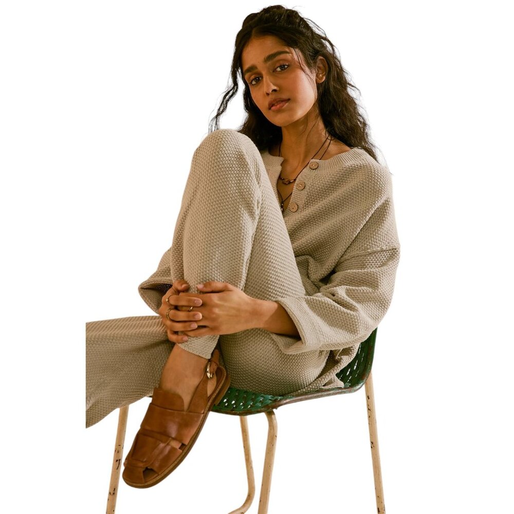 🆕 Free People Hailee Sweater Set Alfalfa Poyete - Picture 3 of 7